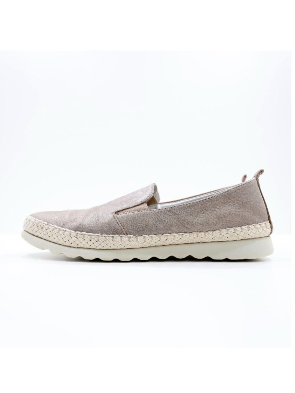 The Flexx Chappie Brown Leather Flat Espadrille Loafers - 9.5